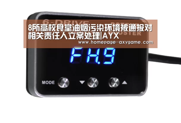 8所高校食堂油烟污染环境被通报对相关责任人立案处理|AYX(图2)